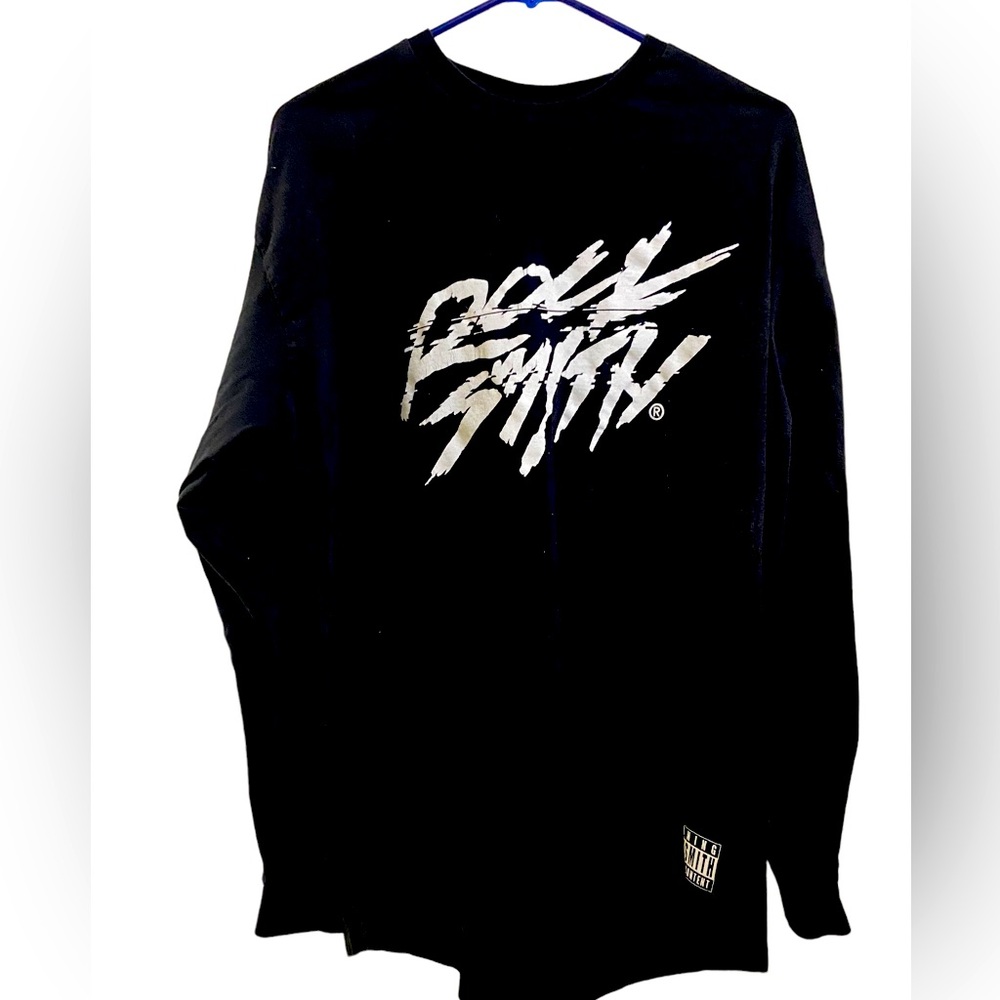 Vintage Rocksmith Brooklyn NY Hip Hop Men’s XL Dual Graphic Long Sleeve T-Shirt